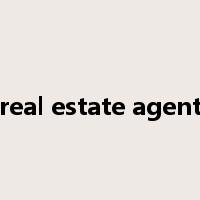 real estate agent是什么意思