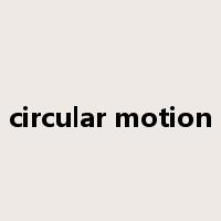 circular motion是什么意思