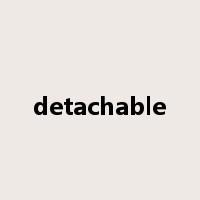 detachable是什么意思