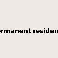 permanent residence是什么意思