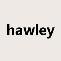 hawley是什么意思