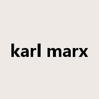karl marx是什么意思