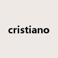 cristiano是什么意思