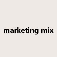 marketing mix是什么意思