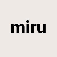 miru是什么意思