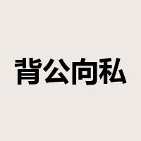 背公向私是什么意思