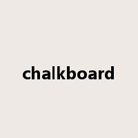 chalkboard是什么意思