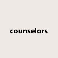 counselors是什么意思