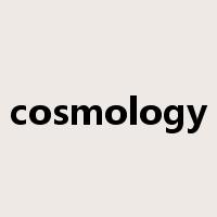 cosmology是什么意思