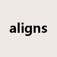 aligns是什么意思