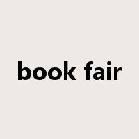 book fair是什么意思