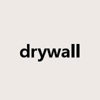 drywall是什么意思
