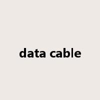 data cable是什么意思