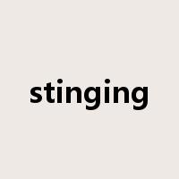 stinging是什么意思