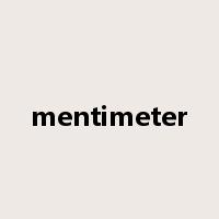 mentimeter是什么意思