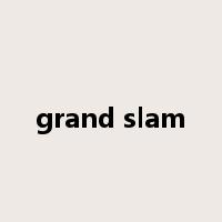 grand slam是什么意思
