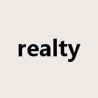 realty是什么意思