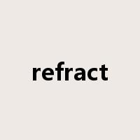 refract是什么意思