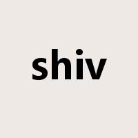 shiv是什么意思