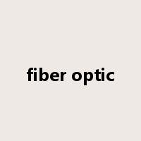 fiber optic是什么意思