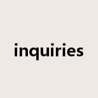 inquiries是什么意思