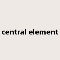 central element是什么意思