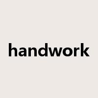 handwork是什么意思