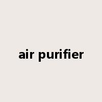 air purifier是什么意思