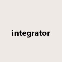 integrator是什么意思