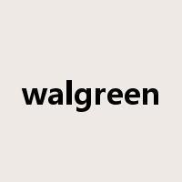 walgreen是什么意思