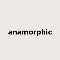 anamorphic是什么意思