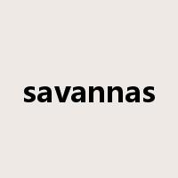 savannas是什么意思