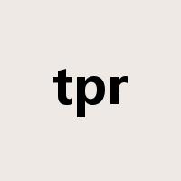 tpr是什么意思