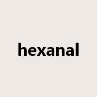 hexanal是什么意思