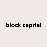 block capital是什么意思