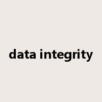 data integrity是什么意思
