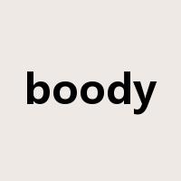 boody是什么意思