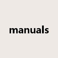 manuals是什么意思