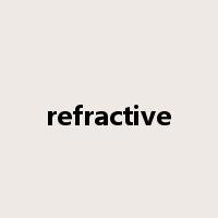 refractive是什么意思