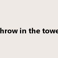 throw in the towel是什么意思