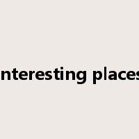 interesting places是什么意思
