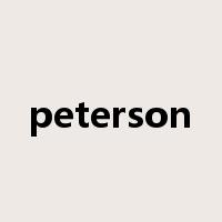 peterson是什么意思