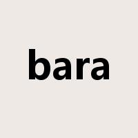bara是什么意思