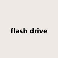 flash drive是什么意思
