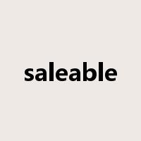 saleable是什么意思