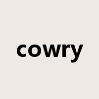 cowry是什么意思