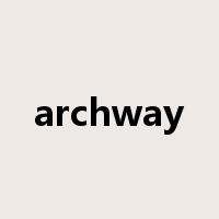 archway是什么意思