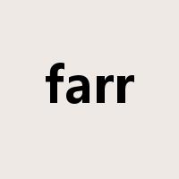 farr是什么意思