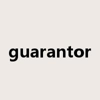guarantor是什么意思