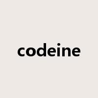 codeine是什么意思